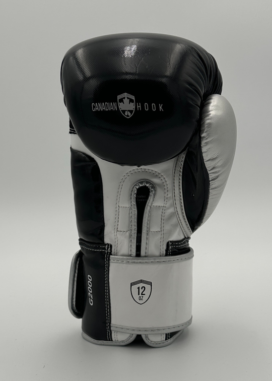 G2000 BOXING GLOVES - BLACK/SILVE/WHITE