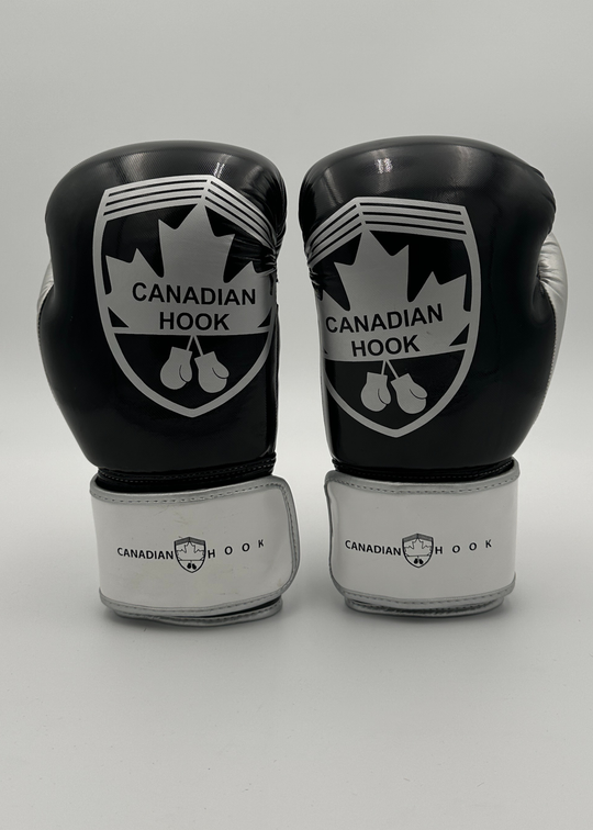 G2000 BOXING GLOVES - BLACK/SILVE/WHITE