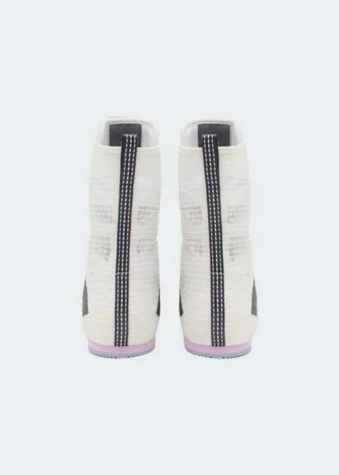 ADIDAS BOX HOG 4 BOXING BOOTS - WHITE/LILAC