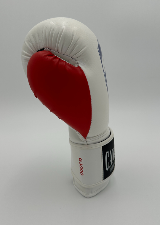 G3000 BOXING GLOVES - WHITE/RED/BLUE