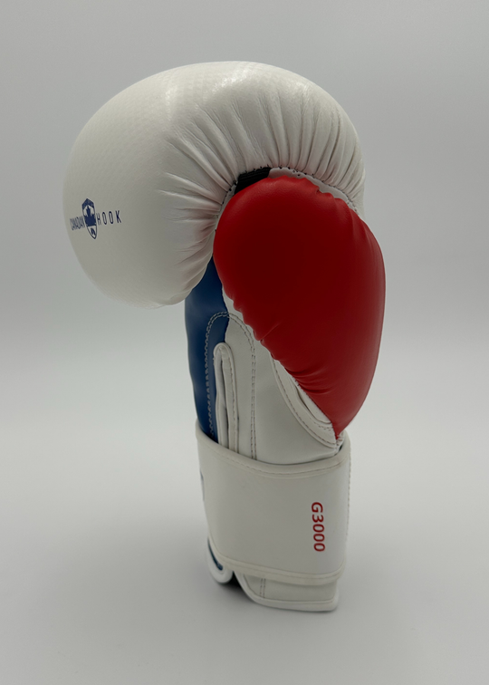 G3000 BOXING GLOVES - WHITE/RED/BLUE