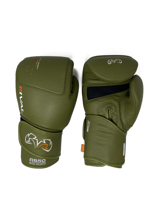 Rival RB50 Intelli-Shock Compact Bag Gloves - KHAKI