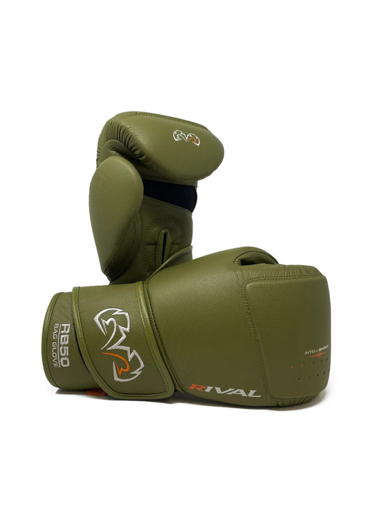 Rival RB50 Intelli-Shock Compact Bag Gloves - KHAKI