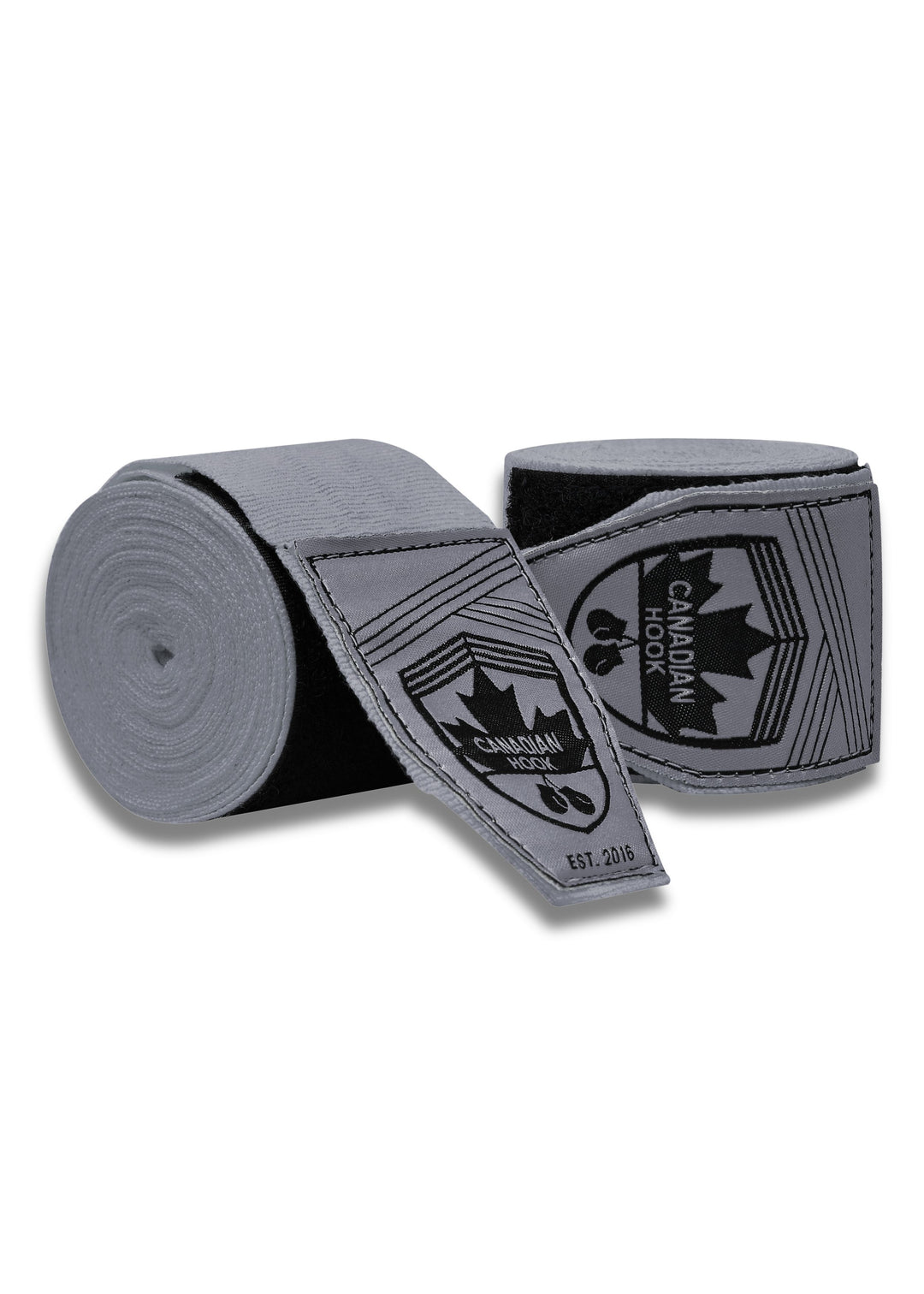 CANADIAN HOOK ELASTIC HAND WRAPS - GREY