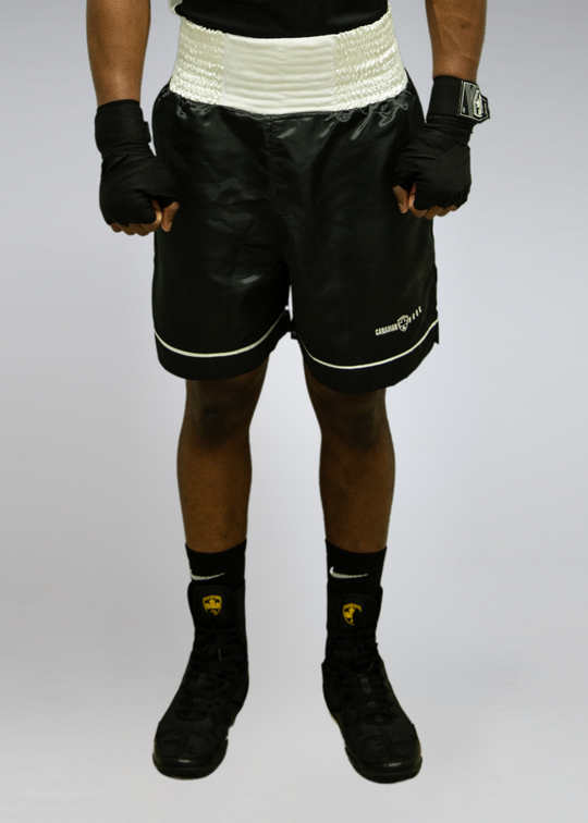 PRO BOXING TRUNKS - Black