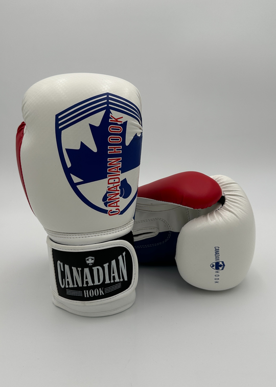 G3000 BOXING GLOVES - WHITE/RED/BLUE