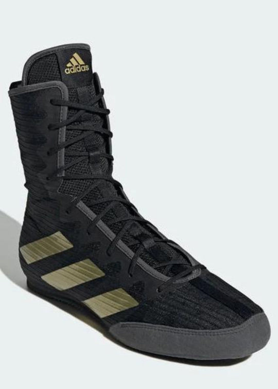 ADIDAS BOX HOG 4 BOOTS - BLACK / GOLD METALLIC