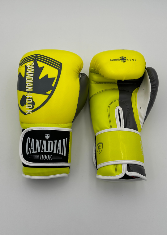 G3000 BOXING GLOVES - LIME/GRAY