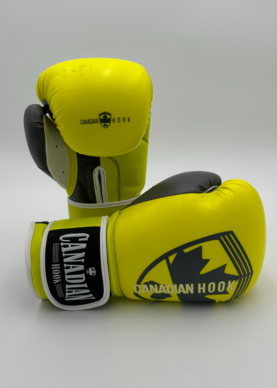 G3000 BOXING GLOVES - LIME/GRAY