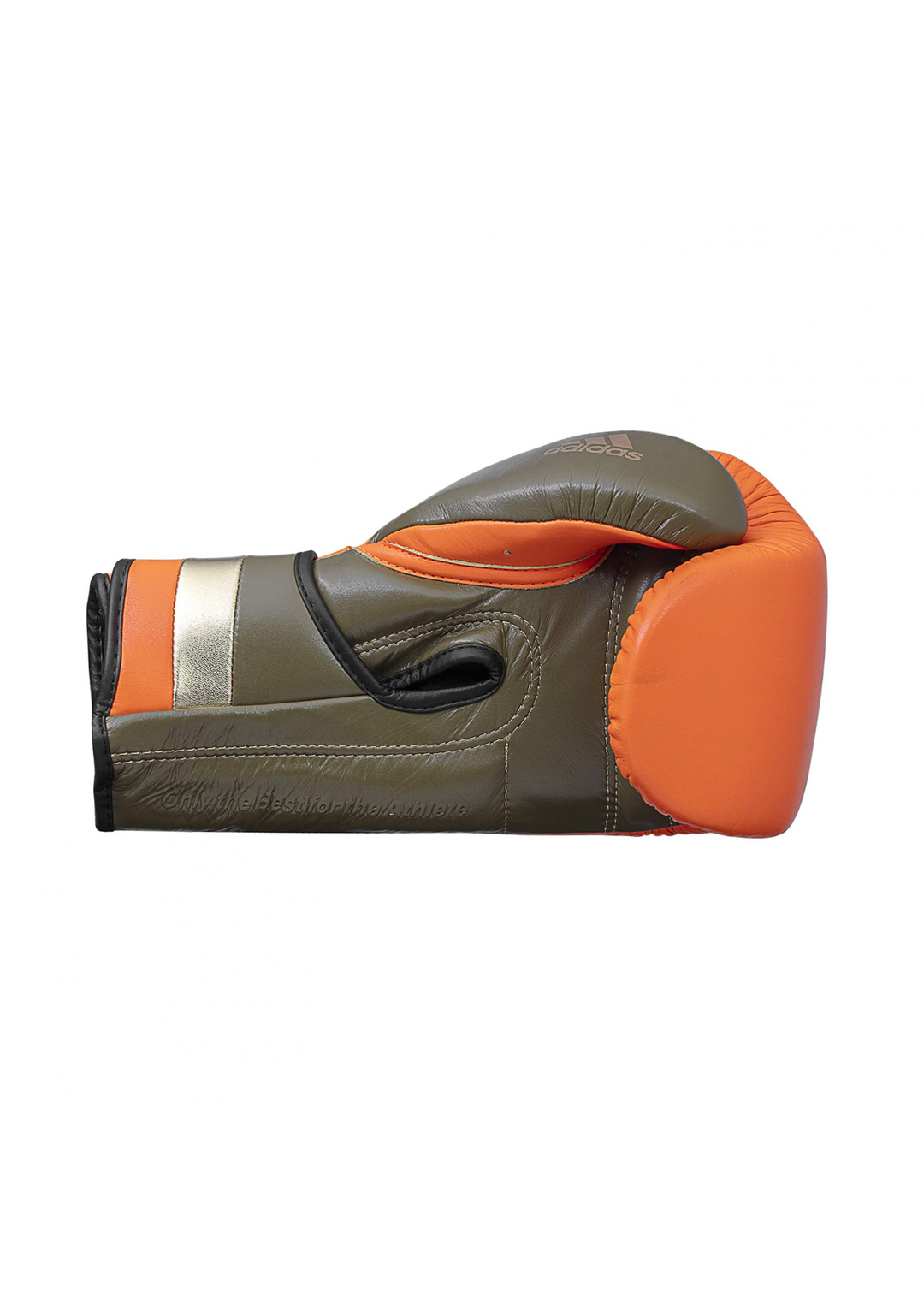 LIMITED EDITION ADISPEED 501 PRO BOXING  ( VELCRO ) Orange/Gold/Martini Olive