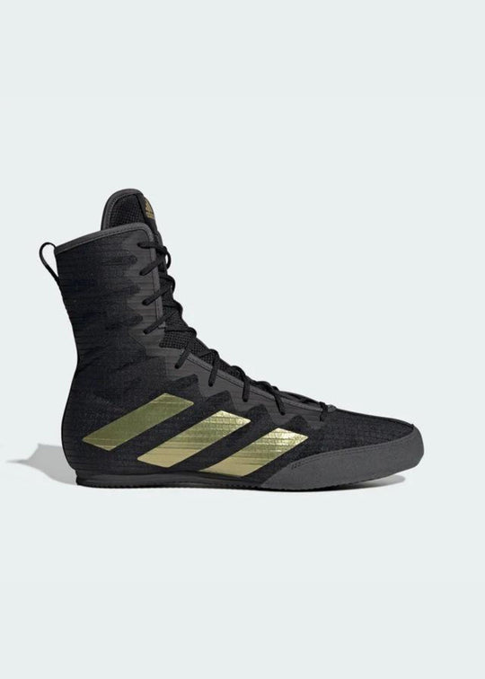 ADIDAS BOX HOG 4 BOOTS - BLACK / GOLD METALLIC