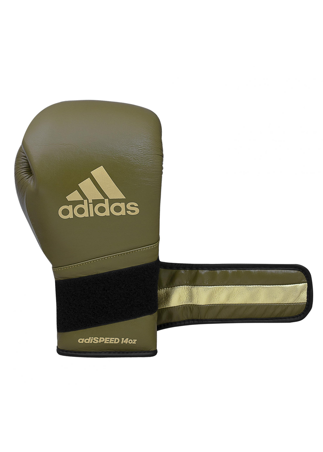 LIMITED EDITION ADISPEED 501 PRO BOXING  ( VELCRO ) Martini Olive/Gold