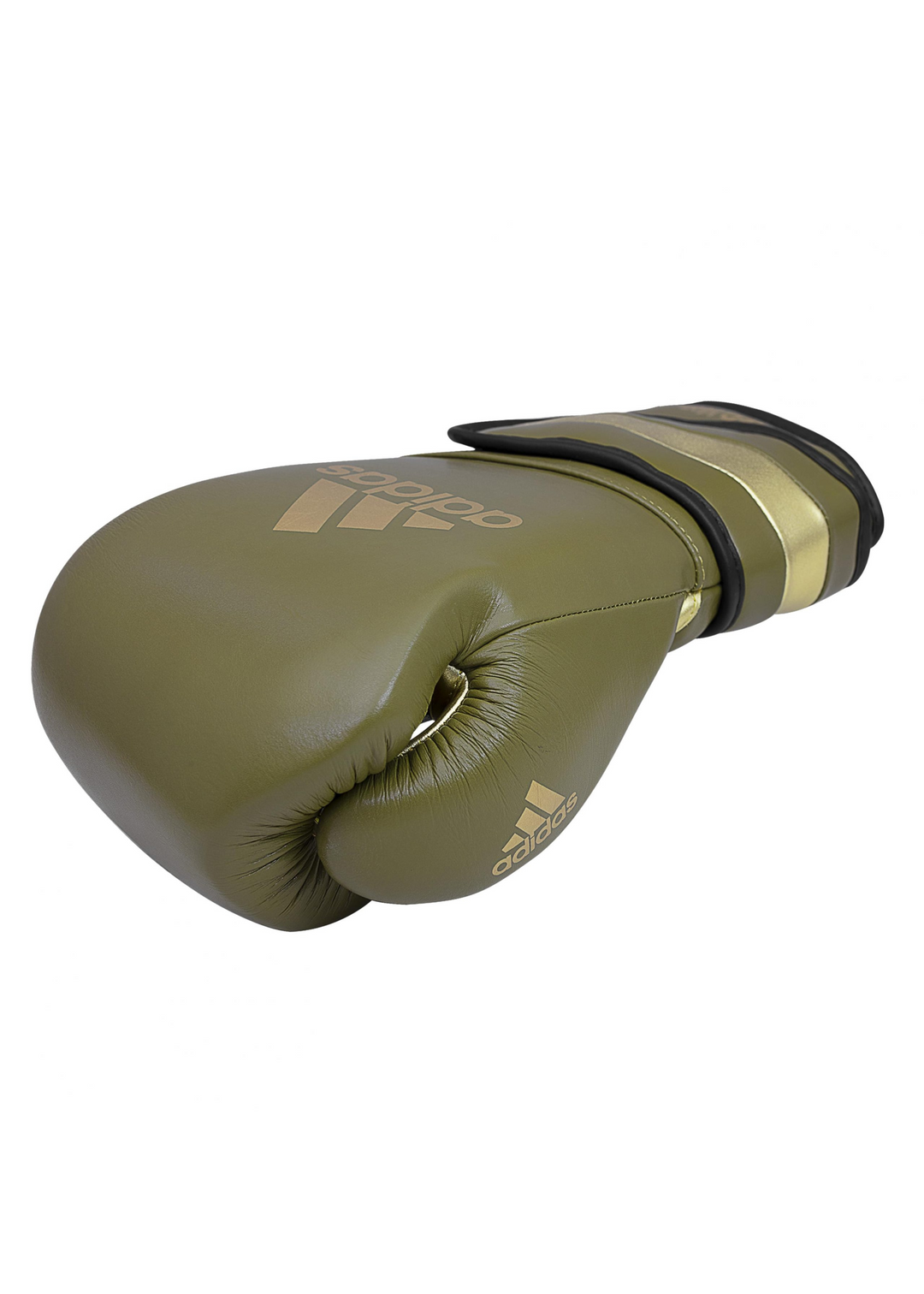 LIMITED EDITION ADISPEED 501 PRO BOXING  ( VELCRO ) Martini Olive/Gold