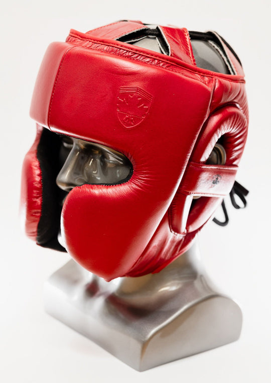 H70 SPARRING HEAD GUARD - RED