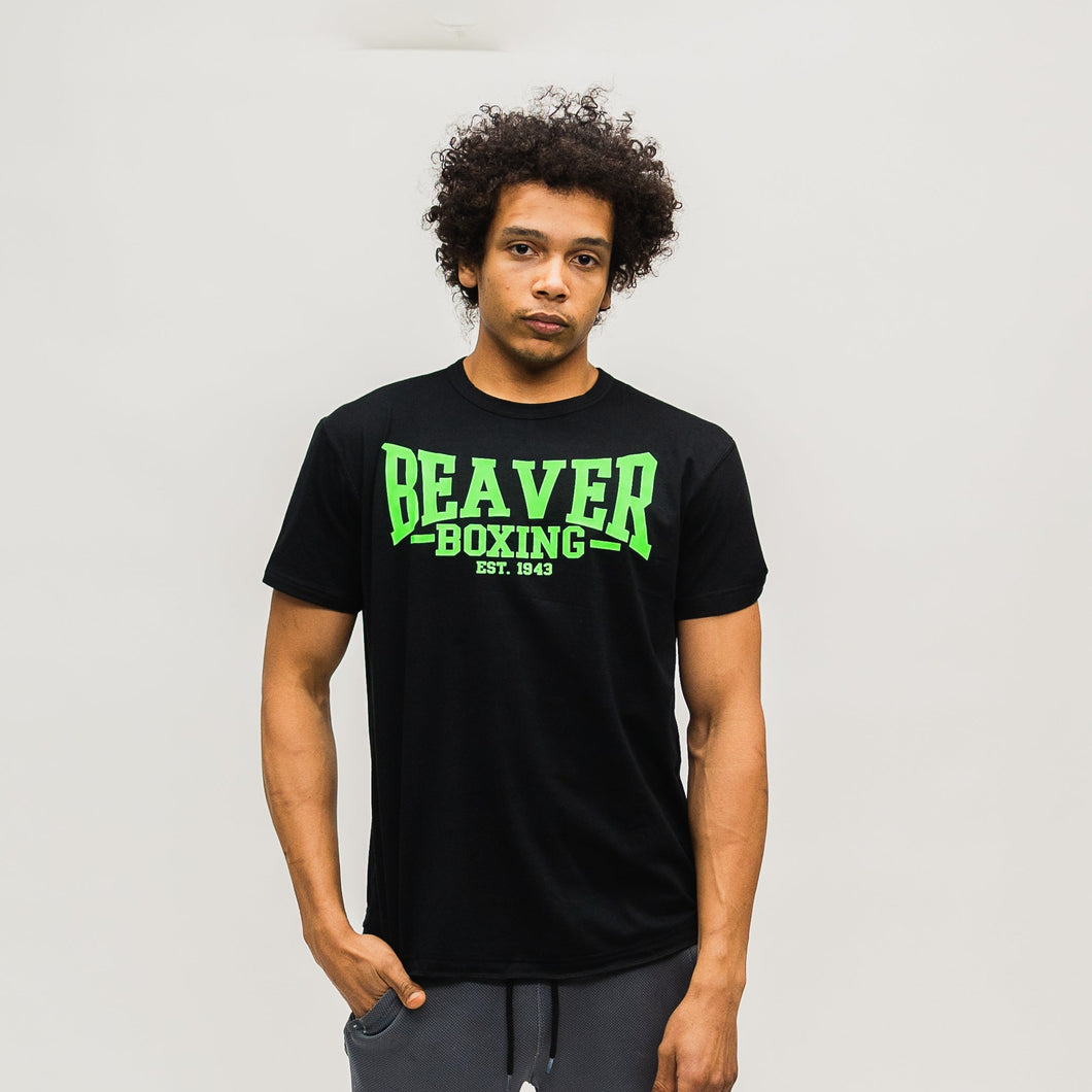Beaver Boxing Neon Edition Tee - Green