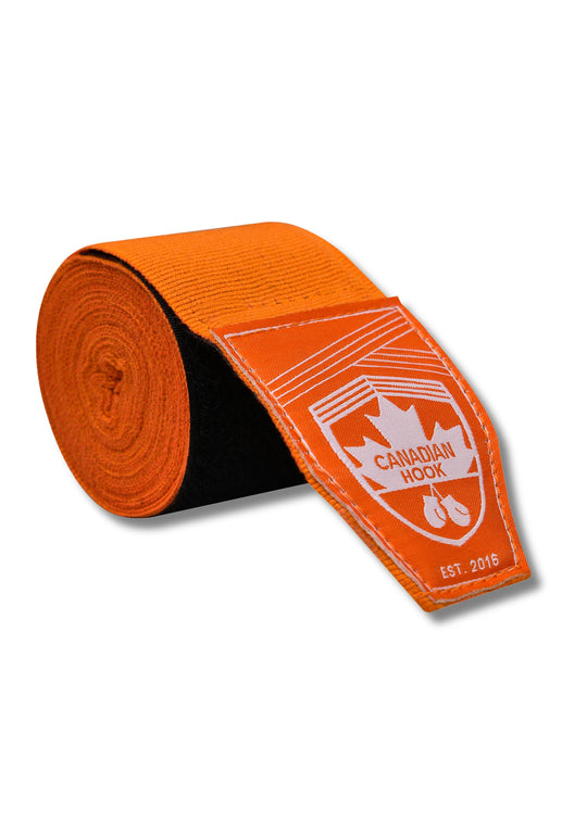 CANADIAN HOOK ELASTIC HAND WRAPS - ORANGE