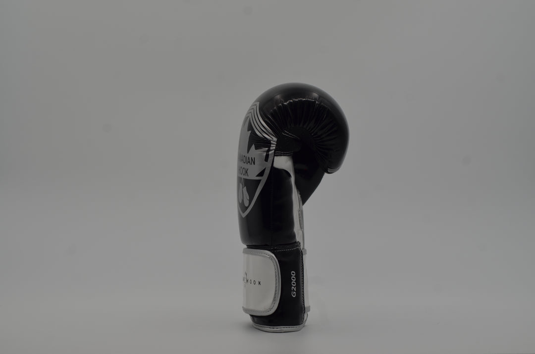 G2000 BOXING GLOVES - BLACK/SILVE/WHITE