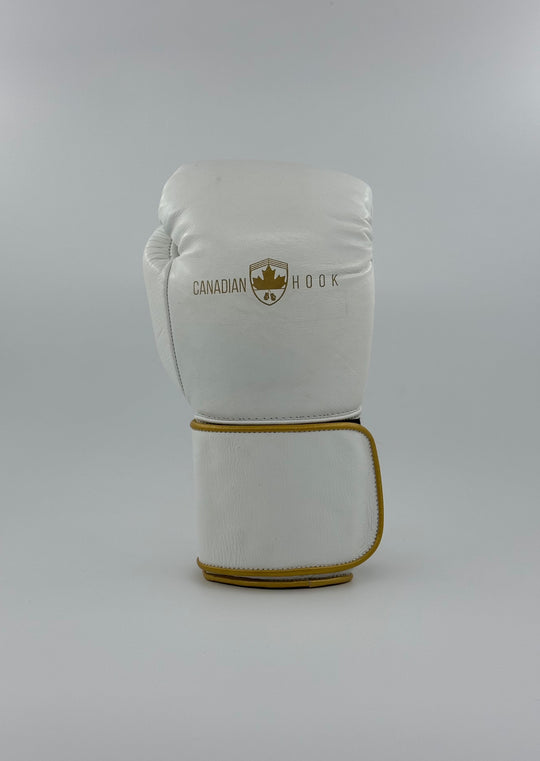 G15000 BOXING GLOVES - WHITE/GOLD