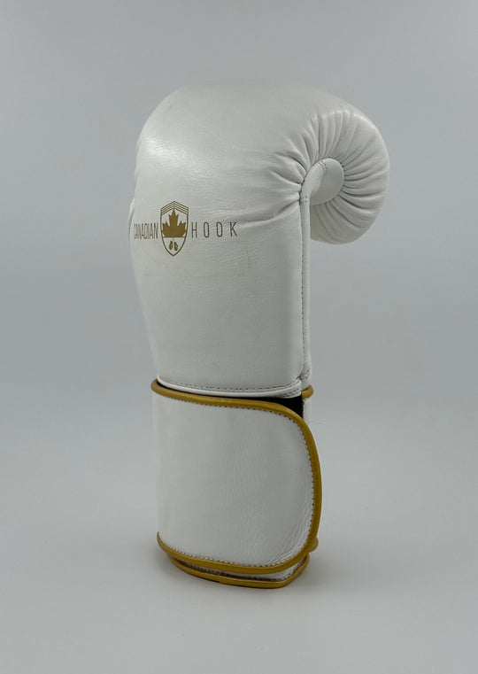 G15000 BOXING GLOVES - WHITE/GOLD