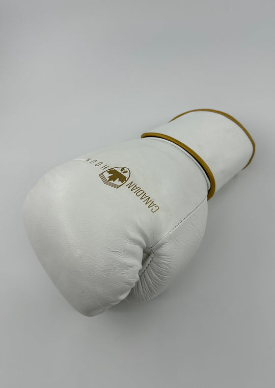 G15000 BOXING GLOVES - WHITE/GOLD