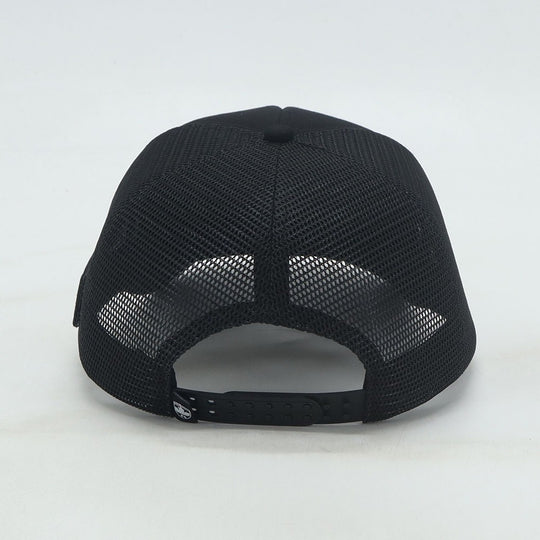 TRUCKER HAT - BEAVER BOXING ALL BLACK