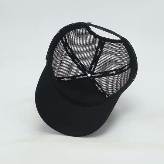 TRUCKER HAT - BEAVER BOXING ALL BLACK