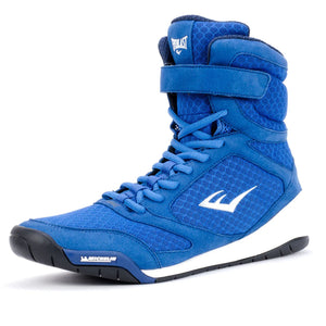 EVERLAST Elite High Top Boxing Shoes - BLUE