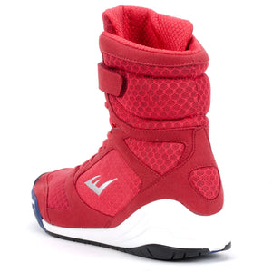 EVERLAST Elite High Top Boxing Shoes - RED