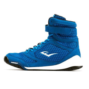 EVERLAST Elite High Top Boxing Shoes - BLUE