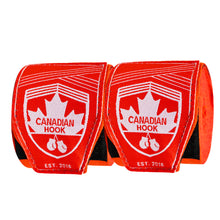 Load image into Gallery viewer, CANADIAN HOOK ELASTIC HAND WRAPS - RED
