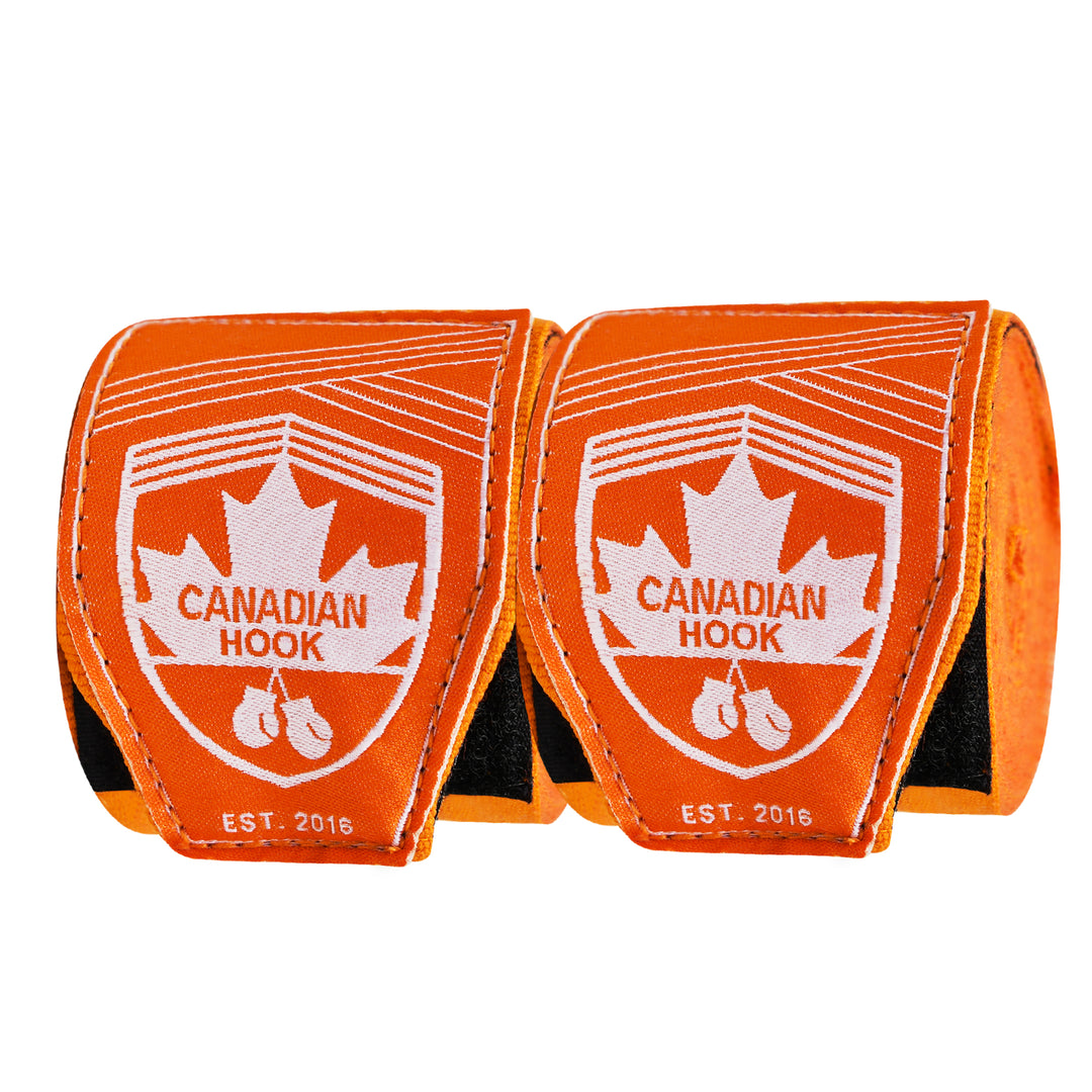 CANADIAN HOOK ELASTIC HAND WRAPS - ORANGE