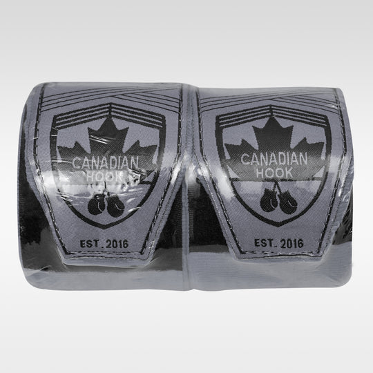 CANADIAN HOOK ELASTIC HAND WRAPS - GREY