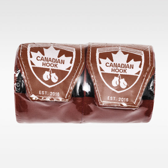 CANADIAN HOOK ELASTIC HAND WRAPS - BROWN