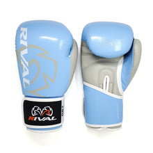 Load image into Gallery viewer, RIVAL RB7 FITNESS PLUS BAG GLOVES - Baby Blue/Grey
