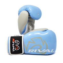 Load image into Gallery viewer, RIVAL RB7 FITNESS PLUS BAG GLOVES - Baby Blue/Grey
