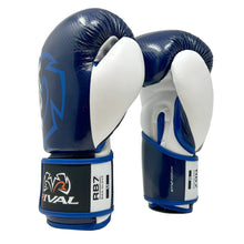 Load image into Gallery viewer, RIVAL RB7 FITNESS PLUS BAG GLOVES - NAVY/WHITE
