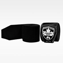 Load image into Gallery viewer, CANADIAN HOOK ELASTIC HAND WRAPS - BLACK
