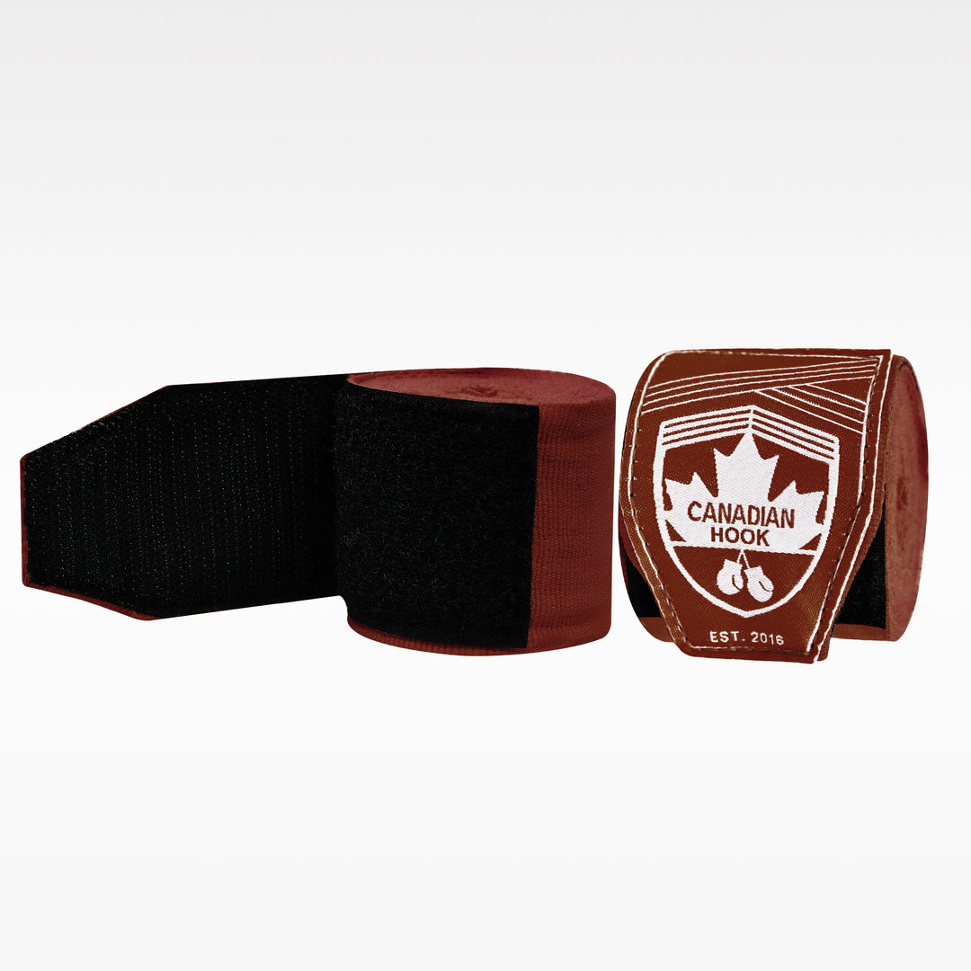 CANADIAN HOOK ELASTIC HAND WRAPS - BROWN