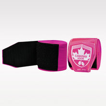 Load image into Gallery viewer, CANADIAN HOOK ELASTIC HAND WRAPS - PINK
