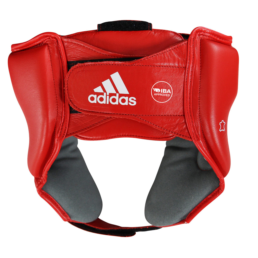 ADIDAS AMATEUR COMPETITION BOXING HEADGEAR (IBA Approved) - RED