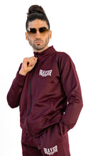Load image into Gallery viewer, BEAVER BOXING TRACKSUIT TOP - BURGUNDY

