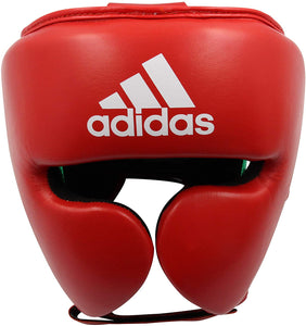 Adidas Adistar Pro Boxing Headguard - Red/Green