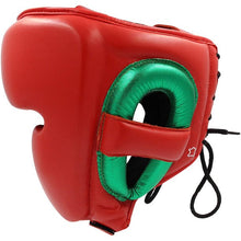 Load image into Gallery viewer, Adidas Adistar Pro Boxing Headguard - Red/Green
