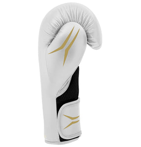 ADIDAS SPEED TILT 150 TRAINING GLOVES 12oz - White/Gold/Black