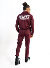 Load image into Gallery viewer, BEAVER BOXING TRACKSUIT TOP - BURGUNDY
