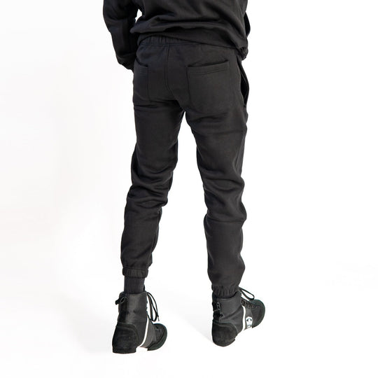 Beaver Boxing Sweat Pants -  Black