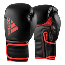 Load image into Gallery viewer, ADIDAS HYBRID 80 TRAINING GLOVES 12oz - Black/Red
