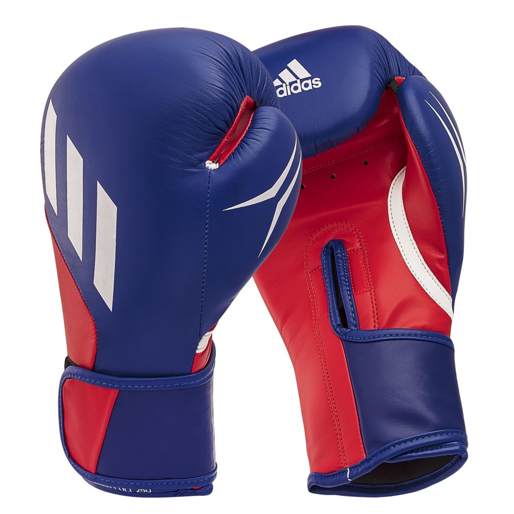 ADIDAS SPEED TILT 250 TRAINING GLOVES 12oz - Blue/Red