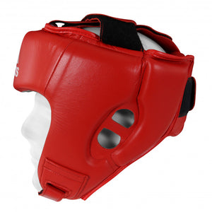 ADIDAS AMATEUR COMPETITION BOXING HEADGEAR (IBA Approved) - RED