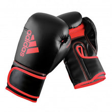 Load image into Gallery viewer, ADIDAS HYBRID 80 TRAINING GLOVES 12oz - Black/Red
